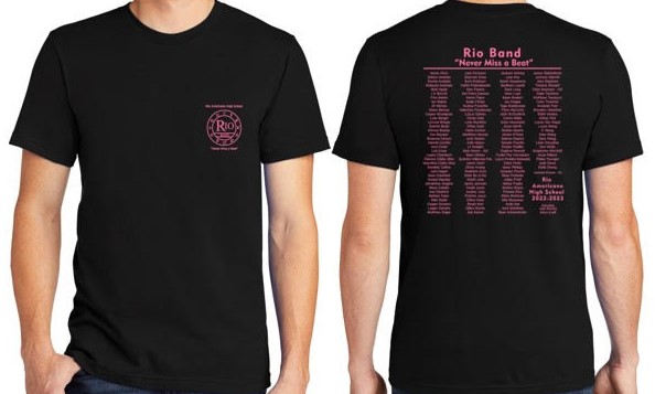 Example of 2022 Rio Band T-Shirt